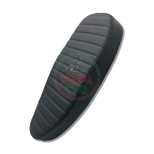 ITALKAST FLOW Schwarz Zweisitzer für Vespa 50, Special, 125 Primavera / ET3