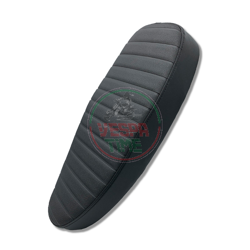 ITALKAST 2.0 FLOW Zweisitzer-Sattel SCHWARZ für Vespa 50, Special, 125 Primavera/ET3