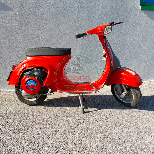 ITALKAST 2.0 FLOW Zweisitzer-Sattel SCHWARZ für Vespa 50, Special, 125 Primavera/ET3