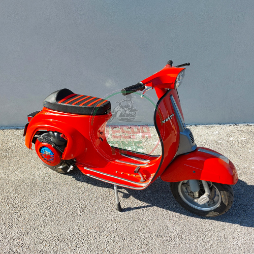ITALKAST 2.0 GRIP+R single-seater saddle BLACK for Vespa 50, Special, 125 Primavera/ET3
