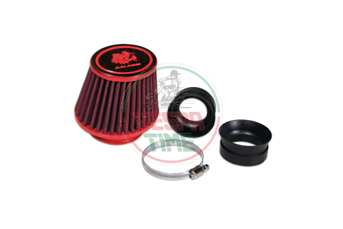Air filter  MALOSSI RED FILTER E18 Ø 40/50/60,L=95mm for carburetors PHBH - MIKUNI - KEIHIN