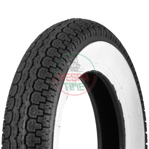 Reifen 3.50-10 B14 TT 51J, Weißwand, Marke MITAS