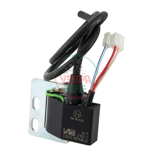 Umrüstsatz für elektronische Zündung SIP by VAPE für Vespa 200 RALLY FEMSATRONIC, 1,66 kg Schwungrad, AC 110W, 12V