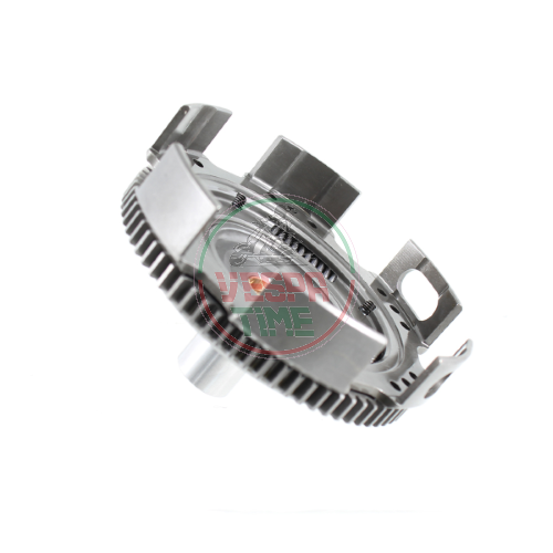 Campana rapporti frizione 69 denti dritti EVOK Iron Clutch MULTISPRING con cestello RDP in alluminio e parastrappi rinforzato per Vespa SMALLFRAME