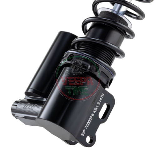 Amortiguador delantero SIP PERFORMANCE 2.0 para Vespa PK 50-125 XL, XL2, Automatica, cuerpo negro, muelle negro