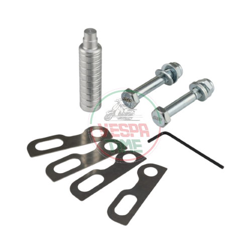 Amortiguador delantero SIP PERFORMANCE 2.0 para Vespa PK 50-125 XL, XL2, Automatica, cuerpo plateado, muelle negro