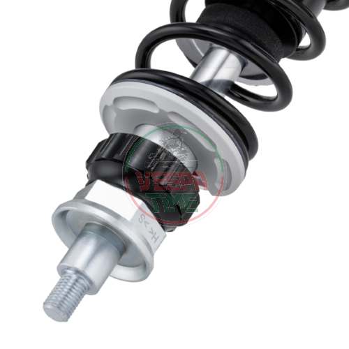 Amortiguador delantero SIP PERFORMANCE 2.0 para Vespa PK 50-125 XL, XL2, Automatica, cuerpo plata mate, muelle negro