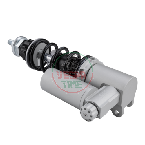Amortiguador delantero SIP PERFORMANCE 2.0 para Vespa PK 50-125 XL, XL2, Automatica, cuerpo plata mate, muelle negro