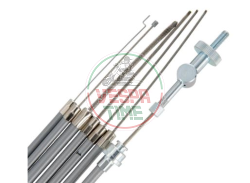 Kit transmission set, cables plus sheating,SIP PERFORMANCE gray, PE incliner for Vespa T5 - without mixer