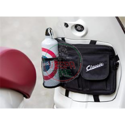Tasche SIP Classic für Gepäckfach/Handschuhfach,Kunstleder, dunkelbraun, graubraun RAL8019 360x210x30 mm für Vespa