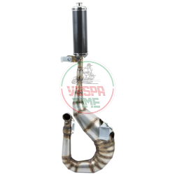 Marmitta espansione racing SIP Performance 2.0 per Vespa  P80-150X/PX80-150 E/Lusso/'98/MY/Cosa 1 125/150,acciaio inox
