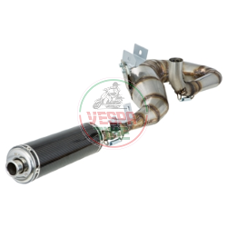 Marmitta espansione racing SIP Performance 2.0 per Vespa  P80-150X/PX80-150 E/Lusso/'98/MY/Cosa 1 125/150,acciaio inox