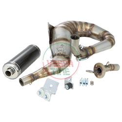 Marmitta espansione racing SIP Performance 2.0 per Vespa  P80-150X/PX80-150 E/Lusso/'98/MY/Cosa 1 125/150,acciaio inox