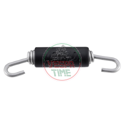Feder Auspuff SIP L 70 mm,Ø 9,5mm,Edelstahl,Gummi ummantelt,Härte: XL,beweglich