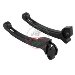 Coppia leve sportive SIP freno frizione in alluminio CNC anodizzato nero opaco, pompa freno GRIMECA per Vespa PX '98/MY/'11