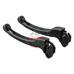 Coppia leve sportive SIP freno frizione in alluminio CNC anodizzato nero opaco per Vespa 50-125/PV/ET3/PK/S/XL/XL2/ 125 VNA–TS/ 150VBA-Super/Rally/PX80-200/PE/Lusso/T5