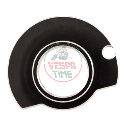 Camma comando cavo gas rapido SIP, Quick Throttle Disc anodizzato nero per Vespa 50 R 2°/S 2°/Special/SR (D) 2°/90 2°/100/125 PV 2°/ET3/GTR 2°/TS 2°/150 Sprint V. 2°/Super 2°/200 Rally 2°