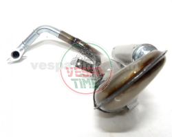 Rennauspuff Vespa Simonini mit Schalldämpfer aus Aluminium - Vespa 50/90/125 Primavera/ET3, für Zylinder 125 ccm und größer