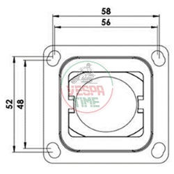 Valvula laminar ITALKIT Doble Prisma,8-válvulas para Vespa Smallframe