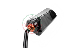 Specchietto STAGE6 F1 con filettatura M8 x 20mm, sinistro, carbon look lucido