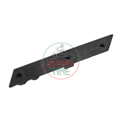 Targhetta Vespa 50 sportellino laterale - Vespa PK 50 XL FL/HP - nero/argento