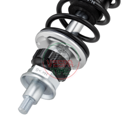 Amortiguador delantero SIP PERFORMANCE 2.0 para Vespa PK 50-125 XL, XL2, Automatica, cuerpo plateado, muelle negro