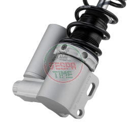 Amortiguador delantero SIP PERFORMANCE 2.0 para Vespa PK 50-125 XL, XL2, Automatica, cuerpo plata mate, muelle negro
