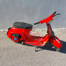 ITALKAST 2.0 FLOW Zweisitzer-Sattel SCHWARZ für Vespa 50, Special, 125 Primavera/ET3