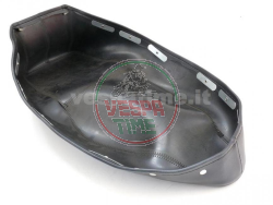 Copertura sella AQUILA CONTINENTALE per Vespa 150GS VS5T, blu scura - completa di cinghia - TOP QUALITY