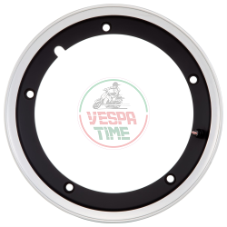 Llanta rueda tubeless SIP 2.0 TUBELESS 2.10-10 pollici per Vespa 50-90-125-150-200, negra con borde aluminio