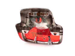 Fanale posteriore SIEM completo in metallo cromato, Vespa 125/150 Super, 150 GT, 150 Sprint dal 025479, 180SS dal 0018001, 180 Rally, 1. Serie