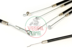 Kit transmisión completa, cables más funda BGM PRO para Vespa PX-PE 1°SERIE - NEGRO