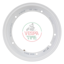 Radfelge schlauchlos SIP 2.0 - 2.50-10 Vespa 50, 125 ET3 Primavera, PK, PX, T5, Weiss