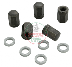 Llanta rueda tubeless SIP 2.0 TUBELESS 2.50-10 pollici per Vespa 50-90-125-150-200, negra con borde aluminio