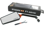 STAGE6 F1 mirror with M8 x 20mm thread, left, glossy carbon look