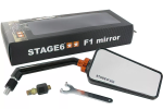 STAGE6 F1 mirror with M8 x 20mm thread, right, glossy carbon look