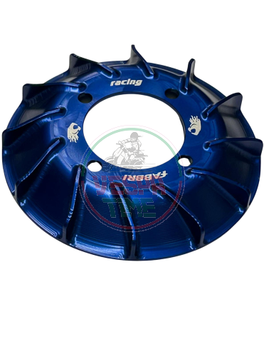 Ventola FABBRI RACING per accensioni elettroniche PARMAKIT, in alluminio RDP, blu, per Vespa SMALLFRAME