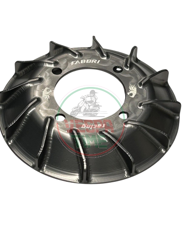 Ventilador FABBRI RACING para encendido electrónico PARMAKIT, en aluminio RDP, gris titanio, para Vespa SMALLFRAME