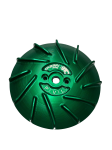 Ventola FABBRI RACING 350g per accensioni elettroniche PVL, in alluminio RDP, verde, per Vespa SMALLFRAME