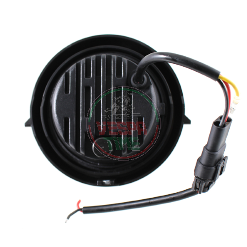 Faro Delantero LED Completo EVOK IRON Para Vespa 50 Special - 12V, 25W, Luz Blanca Fría 6500K, 3000 Lúmenes - Montaje Plug&Play, Compatible Con Modelos 1970-1983