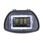 Fanale anteriore EVOK IRON LED 3 lenti rettangolari per Vespa GL-SPRINT-180 SS