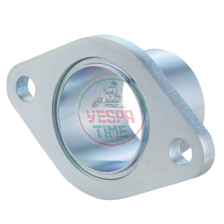 Exhaust Manifold Stub SIP PERFORMANCE "Race",steel,for cylinder QUATTRINI M1X 172cc, screwed outlet, incl. screws for Vespa 125 GTR 2°/TS/150 Sprint 2°/V/Super 2°/PX125-150/PE/Lusso/Cosa