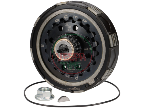 Clutch BGM PRO SUPERSTRONG CNC 2.0 CR80 Ultralube for Vespa PX-'98-MY-COSA, Z23 teeth, 10 spring, primary Z67/68 
