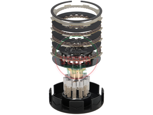 Clutch BGM PRO SUPERSTRONG CNC 2.0 CR80 Ultralube for Vespa PX-'98-MY-COSA, Z23 teeth, 10 spring, primary Z67/68 