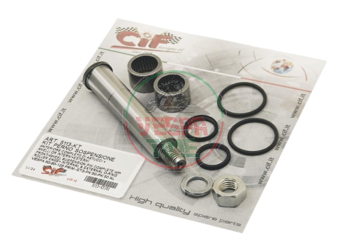 Complete front fork swinging suspension pin kit for Vespa 50/90/125 Primavera/ET3, PK50/125S/XL