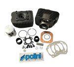 Kit de cilindro POLINI 75cc d.47mm, pasador 12, 4 espárragos, para ciclomotor PIAGGIO CIAO