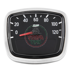 Digitaler Drehzahlmesser Tacho SIP 2.0 per Vespa 125 VNA-VNB SCHWARZ Grund - 12000 RPM