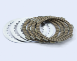 Complete set clutch plates newfren , steel discs, springs Vespa 125 VM1T-2T, VU1T, VN1T fino al telaio 06000