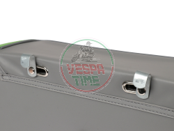 Piaggio Ciao Moped Side Rack Bag Green Grey Waterproof