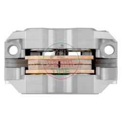 Pinza freno OTTOPUNTOUNO Hurricane 8.1 in Avional CNC, interasse 84mm, radiale 4 pistoncini, titanio anodizzato